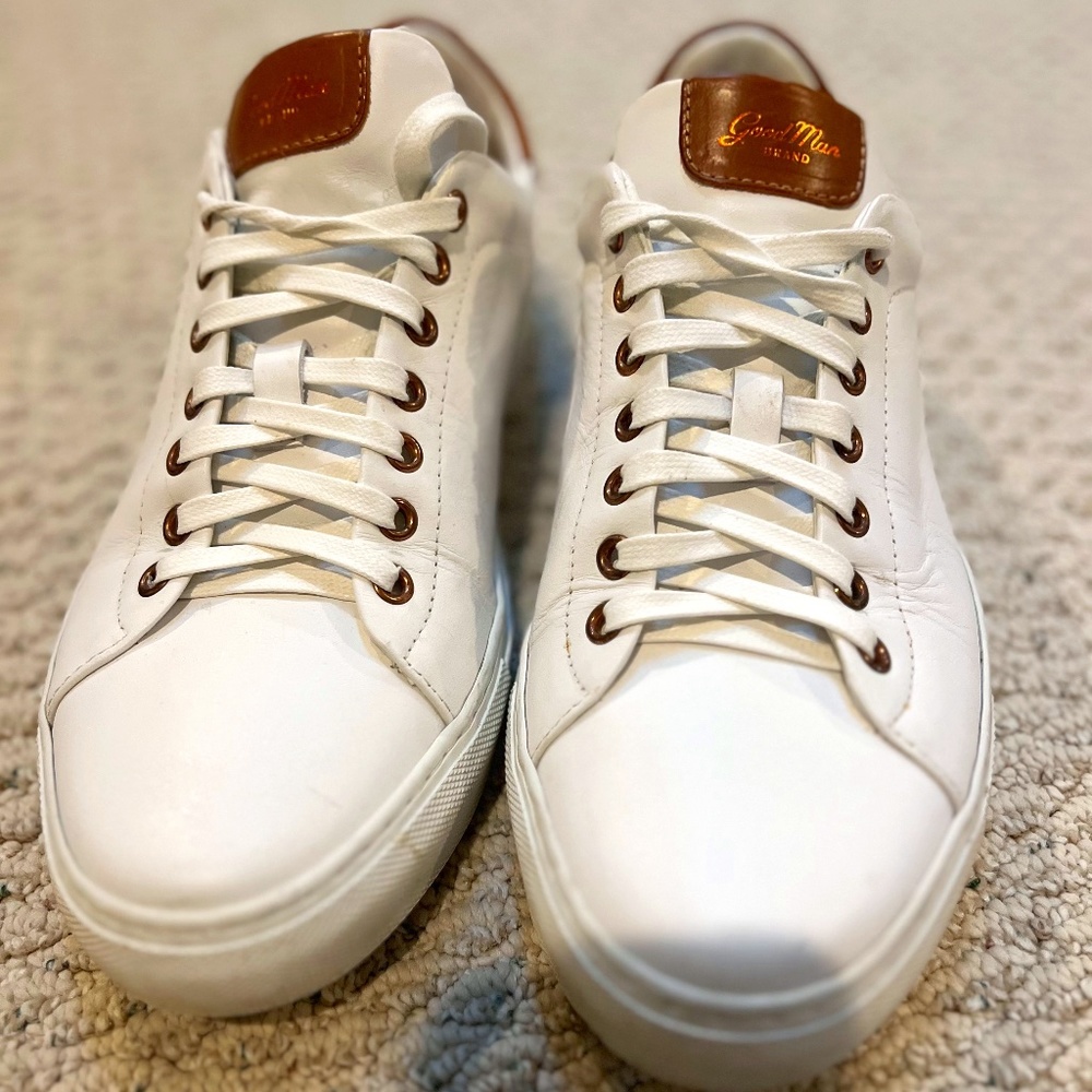 Good Man Brand White Sneakers Size 10.5, Men’s